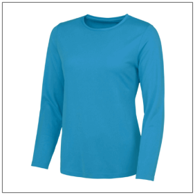 Women's Long Sleeve Cool T JC012 Sapphire blue