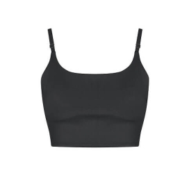 Women's Recycled Tech Sports Bra JC217 - Jet black.