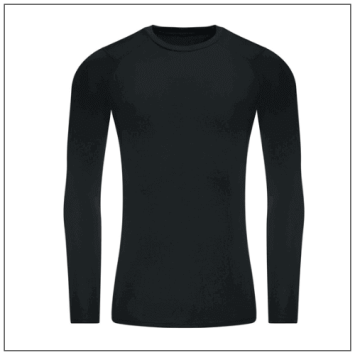 Active recycled baselayer JC232 Jet black.