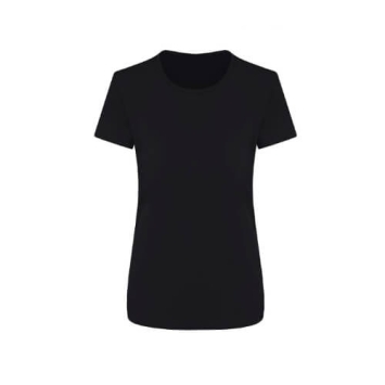 Ambaro Recycled Womens T EA004F Jet black.