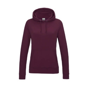 AWDis JH001F Girlie College Hoodie - Burgundy.