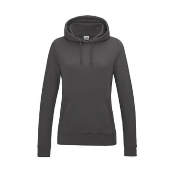 Awdis Girlie College Hoodie JH001F - Charcoal.
