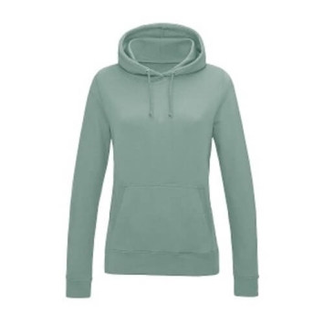 AWDis damesn hoodie JH001F Dusty Green.