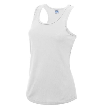 Dri-Fit dames Singlet Artic White.