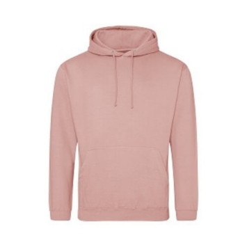 AWDis College Hoodie Dusty Pink.