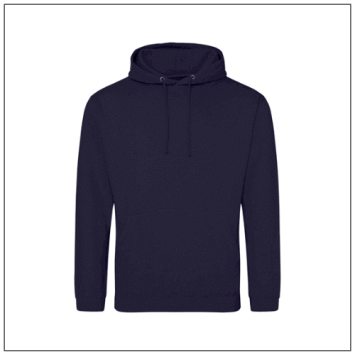 Uniseks College Hoodie JH001 Navy Smoke - BBshirts.nl