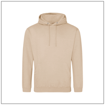 Uniseks College Hoodie JH001 Nude - BBshirts.nl