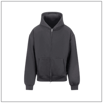 Signature Heavyweight Zoodie JH125 - Solid charcoal.