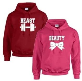 beauty and the beast hoodies