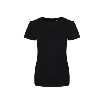 Cascades Organic Womens Tee EA001F Jet black.