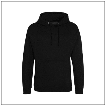 College hoodie JH001 Black Smoke - BBshirts.nl