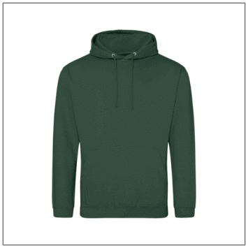 Unisex College Hoodie JH001 Bottle Green - BBshirts.nl