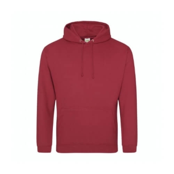 AWDis College hoodie Brick red JH001