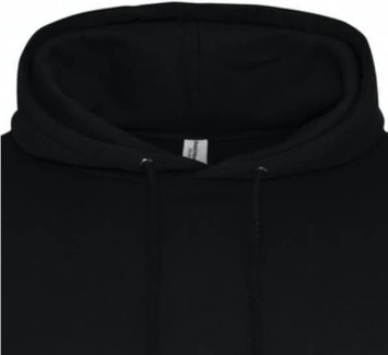 College Hoodie  JH001 Deep Black