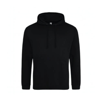 College Hoodie -Deep Black