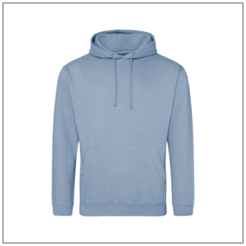 College Hoodie JH001 Dusty Blue - BBshirts.nl