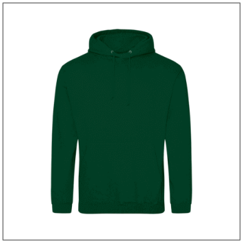 College Hoodie JH001 Forest Green - BBshirts.nl