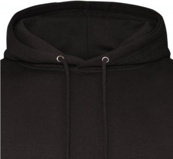 College Hoodie Jet-black