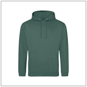 Moss green College Hoodie JH001 - BBshirts.nl