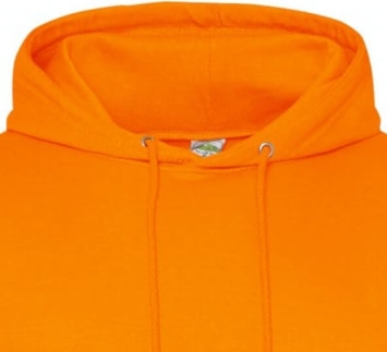 College Hoodie Orange-crush