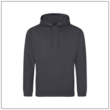 Uniseks College hoodie JH001 Shark Grey - BBshirts.nl