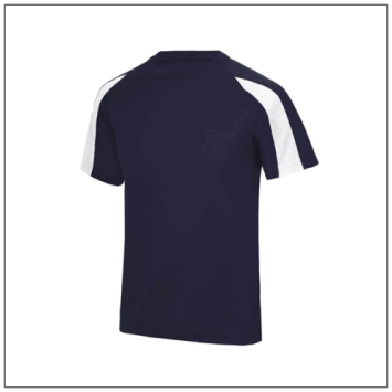 Dri-Fit Contrast Cool T JC003 French Navy - Arctic White.
