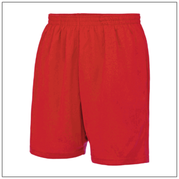 Cool Short JC080 Fire red.