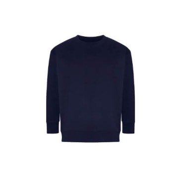 Crater Recycled Sweatshirt EA032 Navy.