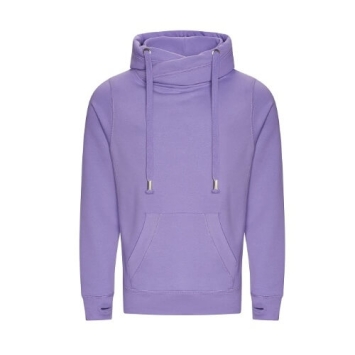 Cross neck hoodie JH021 Digital Lavender,.