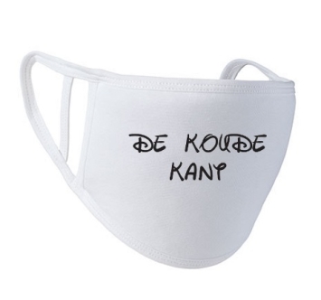 De koude kant mondkapje - Wit