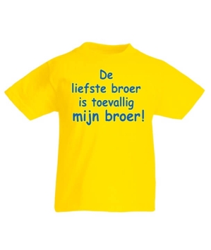 De liefste broer is toevallig mijn broer baby t-shirt.