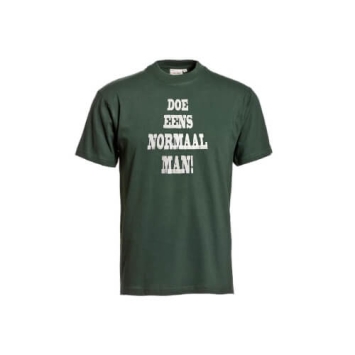 Doe eens normaal man tshirt.