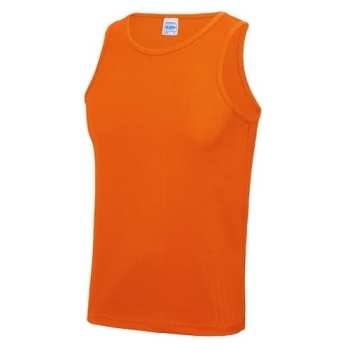 Dri-Fit heren singlet jc007,- Electric Orange