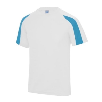 Dri-Fit Contrast Cool T - Arctic White - Sapphire Blue.