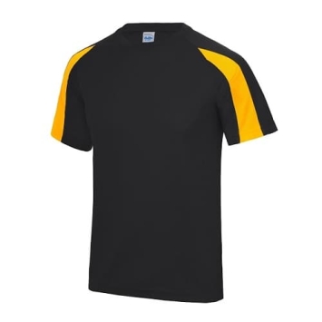 Dri-Fit Contrast Cool T JC003 - Jet Black - Gold.