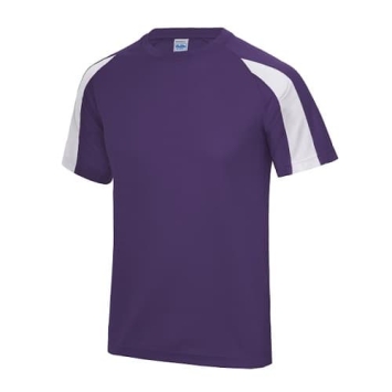 Dri-Fit Contrast Cool T -Purple - Arctic White.