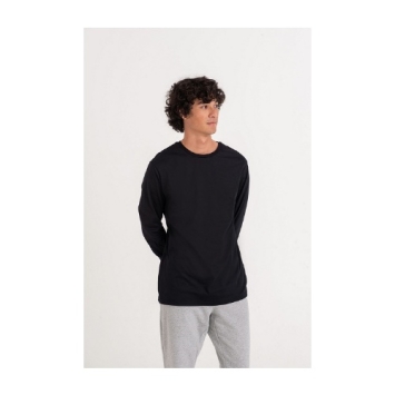 Erawan Organic Long Sleeve T EA021 model voorkant.