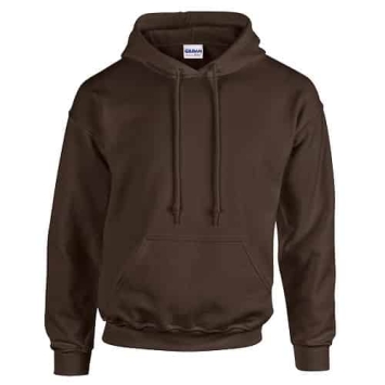 Gildan hoodie 18500 Dark Chocolate.