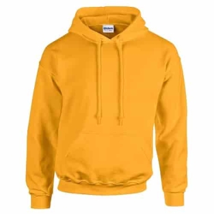Gildan hoodie geel