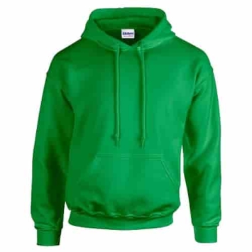 Gildan 18500 hoodie - Irish green.
