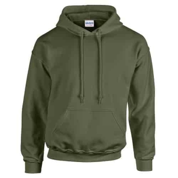 Gildan 18500 hoodie - Military green.