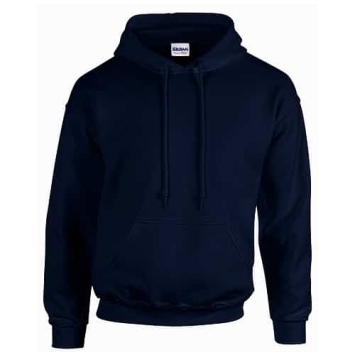 navy blauwe Gildan hoodie van bbshirts