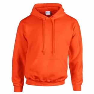 Gildan hoodie oranje voorkant