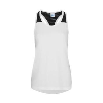 Girlie Cool Smooth Workout Vest JC027-Arctic white