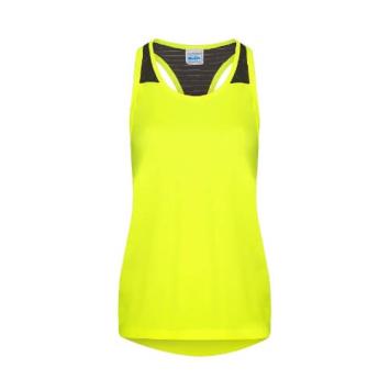 Girlie Cool Smooth Workout Vest JC027 - Electric Yellow