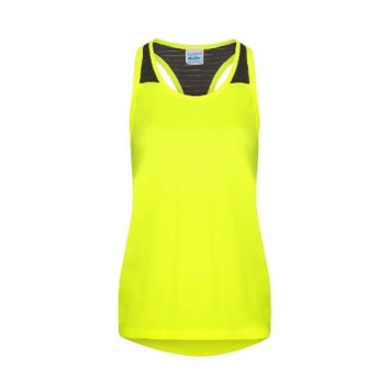 Girlie Cool Smooth Workout Vest JC027 - Electric Yellow