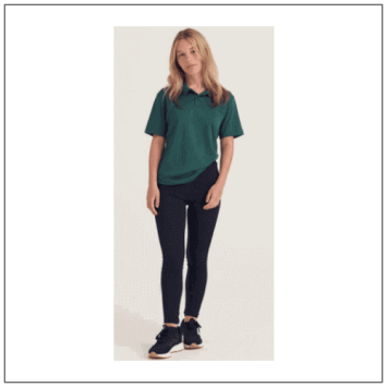 girls cool athletic pants model