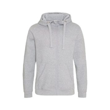 Graduate Heavyweight Zoodie JH150 Heather grey.