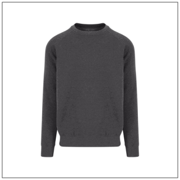 Graduate Heavyweight Sweater JH130 - Charcoal