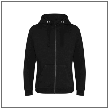 Graduate Heavyweigt Zoodie JH150 - Jet black